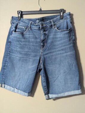 St Johns Bay Bermuda denim shorts size 18